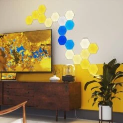 Nanoleaf Shapes-Hexagons Expansion Pack -Lamp Parts nanoleaf smart light bulbs nl42 0001hx 3pk 1d 1000