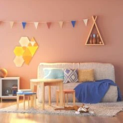 Nanoleaf Shapes-Hexagons Expansion Pack -Lamp Parts nanoleaf smart light bulbs nl42 0001hx 3pk 44 1000