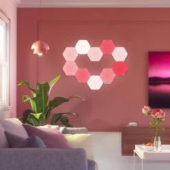 Nanoleaf Shapes-Hexagons Expansion Pack -Lamp Parts nanoleaf smart light bulbs nl42 0001hx 3pk c3 1000