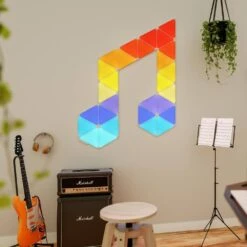 Nanoleaf Shapes-Triangles Expansion Pack -Lamp Parts nanoleaf smart light bulbs nl47 0001tw 3pk 44 1000