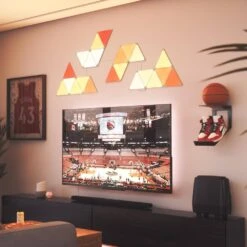 Nanoleaf Shapes-Triangles Expansion Pack -Lamp Parts nanoleaf smart light bulbs nl47 0001tw 3pk 4f 1000