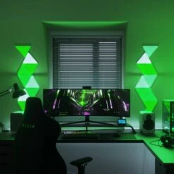 Nanoleaf Shapes-Triangles Expansion Pack -Lamp Parts nanoleaf smart light bulbs nl47 0001tw 3pk c3 1000