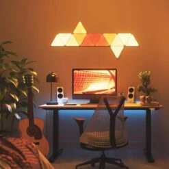 Nanoleaf Shapes-Triangles Smarter Kit -Lamp Parts nanoleaf smart light bulbs nl47 7003tw 7pk 44 1000