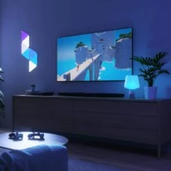 Nanoleaf Shapes-Triangles Smarter Kit -Lamp Parts nanoleaf smart light bulbs nl47 7003tw 7pk a0 1000