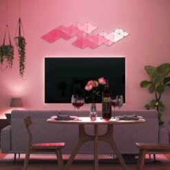 Nanoleaf Shapes-Mini Triangles Expansion Pack -Lamp Parts nanoleaf smart light bulbs nl48 1001tw 10pk 40 1000
