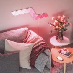 Nanoleaf Shapes-Mini Triangles Expansion Pack -Lamp Parts nanoleaf smart light bulbs nl48 1001tw 10pk 66 1000