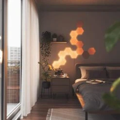 Nanoleaf Elements Wood Look Expansion Smart LED Panels (Pack Of 3) 19 Nanoleaf Elements Wood Look Expansion Smart LED Panels (Pack Of 3) -Lamp Parts nanoleaf smart light bulbs nl52 e 0001hb 3pk 40 1000