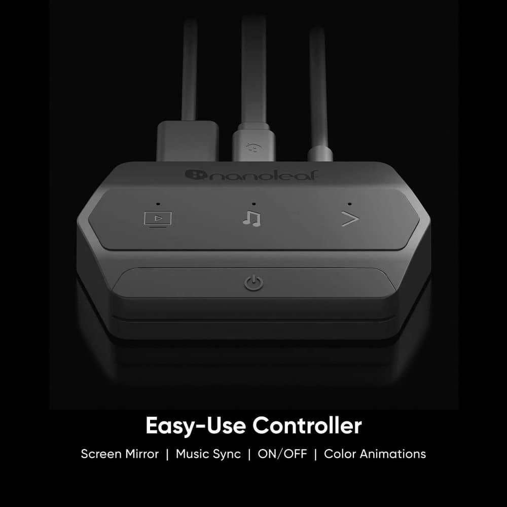 Nanoleaf 4D LED Addressable Lighting- Strip Light With Camera Starter Kit For 65 In. To 85 In. TVs 10 Nanoleaf 4D LED Addressable Lighting- Strip Light With Camera Starter Kit For 65 In. To 85 In. TVs - Image 8