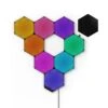 Nanoleaf Shapes - Modular Lighting Black Hexagon Smarter Kit RGBW LED Light Panels 6500K (9-Pack) -Lamp Parts nanoleaf wall light panels nl42 0103hx 9pk 64 1000