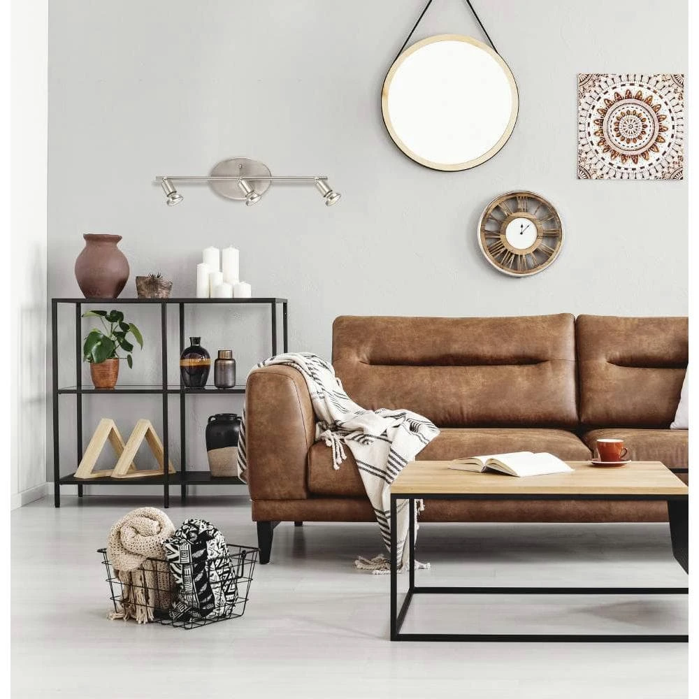 EGLO Buzz 3-Light Matte Nickel Track Light 4 EGLO Buzz 3-Light Matte Nickel Track Light - Image 2