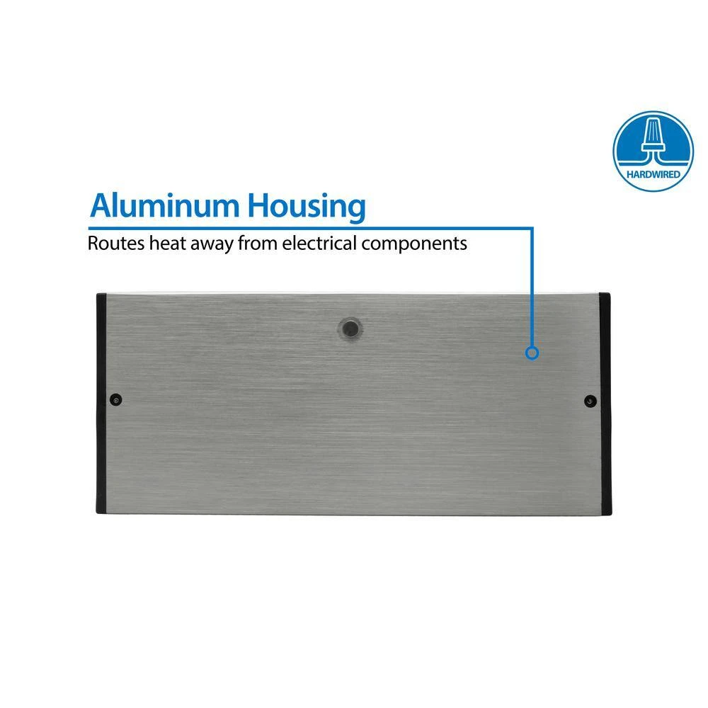 NUC-5 Series 8 In. Nickel Selectable LED Under Cabinet Light 6 NUC-5 Series 8 In. Nickel Selectable LED Under Cabinet Light - Image 4