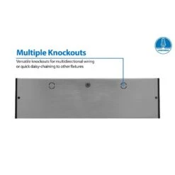 NUC-5 Series 12.5 In. Nickel Selectable LED Under Cabinet Light 15 NUC-5 Series 12.5 In. Nickel Selectable LED Under Cabinet Light -Lamp Parts nickel nicor under cabinet bar lights nuc512snk a0 1000