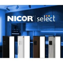 NUC-5 Series 30 In. Nickel Selectable LED Under Cabinet Light 20 NUC-5 Series 30 In. Nickel Selectable LED Under Cabinet Light -Lamp Parts nickel nicor under cabinet bar lights nuc530snk d4 1000