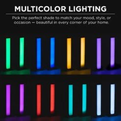 Sound Reactive RGBIC LED Light Bars With Remote Control-2 Pack -Lamp Parts night lights lh ml160 999 1f 1000