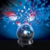 Multi-Color USB Or Battery Operated Rotating Integrated LED Cosmo Projector Moon And Stars -Lamp Parts night lights lh pl004 999 64 1000