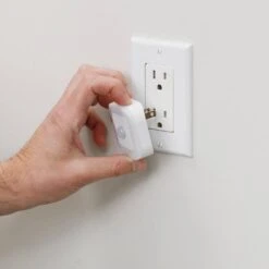 2 In. Plug-In Indoor Square LED Motion Sensor Automatic Dusk To Dawn Fade On And Off Warm White Night Light -Lamp Parts night lights nl ddmm hd 76 1000