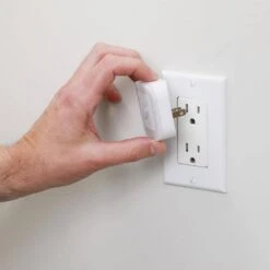 2 In. Plug-In Indoor Square LED Motion Sensor Automatic Dusk To Dawn Fade On And Off Warm White Night Light -Lamp Parts night lights nl ddmm hd fa 1000