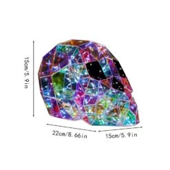 Prismatic Rainbow Horror Skull LED Light -Lamp Parts novelty lights 22lamps 015 4f 1000