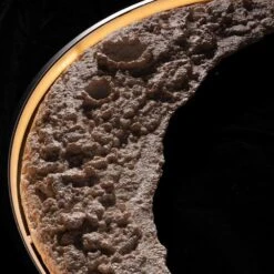 25 In. H 3D Aluminum Moon Indoor And Outdoor Wall Lamp With Remote Control And Timming Function -Lamp Parts novelty lights 27csa11 3021 44 1000