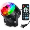 Sound Activated 3.82 In. Outdoor Disco Lamp With Remote Control And Multi-Color LED Lighting For Parties And Home Decor -Lamp Parts novelty lights 27isa17326 64 1000