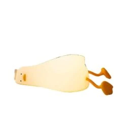 Duck Series 2.60 In. Yellow Silicone LED Lamp With Dimmable Night Light For Nursery Bedroom And Office