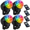 30-Watt Equivalent Multi-Colored Black LED Party Light (4-Pack) 1 30-Watt Equivalent Multi-Colored Black LED Party Light (4-Pack) -Lamp Parts novelty lights party light 4pk 64 1000