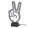 10 In. Black Infinity Neon Peace Sign Table/Wall Lamp -Lamp Parts novelty lights sl3719 01 64 1000