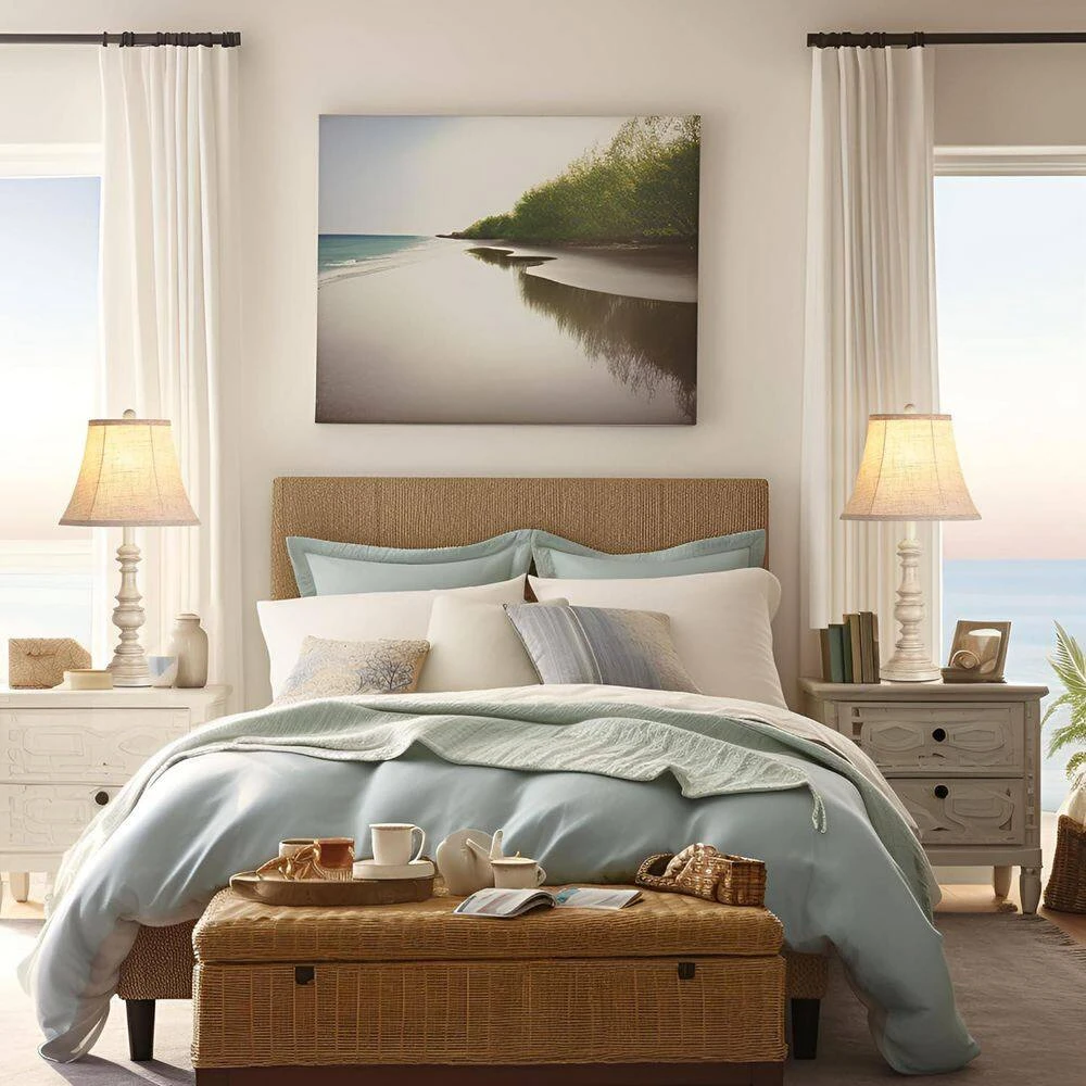 24 In. Traditional Table Lamp (Set Of 2), Rustic Farmhouse Bedside Lamps With 3-Color Temperature LED Bulbs-Oatmeal 8 24 In. Traditional Table Lamp (Set Of 2), Rustic Farmhouse Bedside Lamps With 3-Color Temperature LED Bulbs-Oatmeal - Image 6