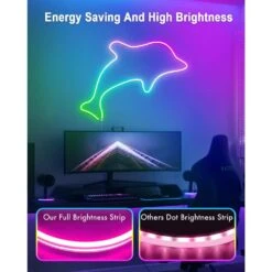 40ft. Outdoor RGB App/Remote Control Plug-In Integrated LED Rope Light 1-Pack -Lamp Parts objlgev rope lights 27isa17036 1f 1000