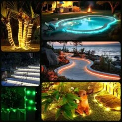 16.4 Ft. Outdoor 16 Colors Plug-In Integrated LED Rope Light (1-Pack) -Lamp Parts objlgev rope lights 27isa17039 1f 1000