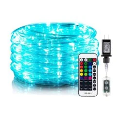 16.4 Ft. Outdoor 16 Colors Plug-In Integrated LED Rope Light (1-Pack)
