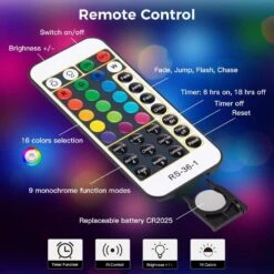 16.4 Ft. Outdoor 16 Colors Plug-In Integrated LED Rope Light (1-Pack) -Lamp Parts objlgev rope lights 27isa17039 fa 1000