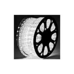 100ft. Indoor/Outdoor White Plug-In Integrated LED Rope Light 1-Pack