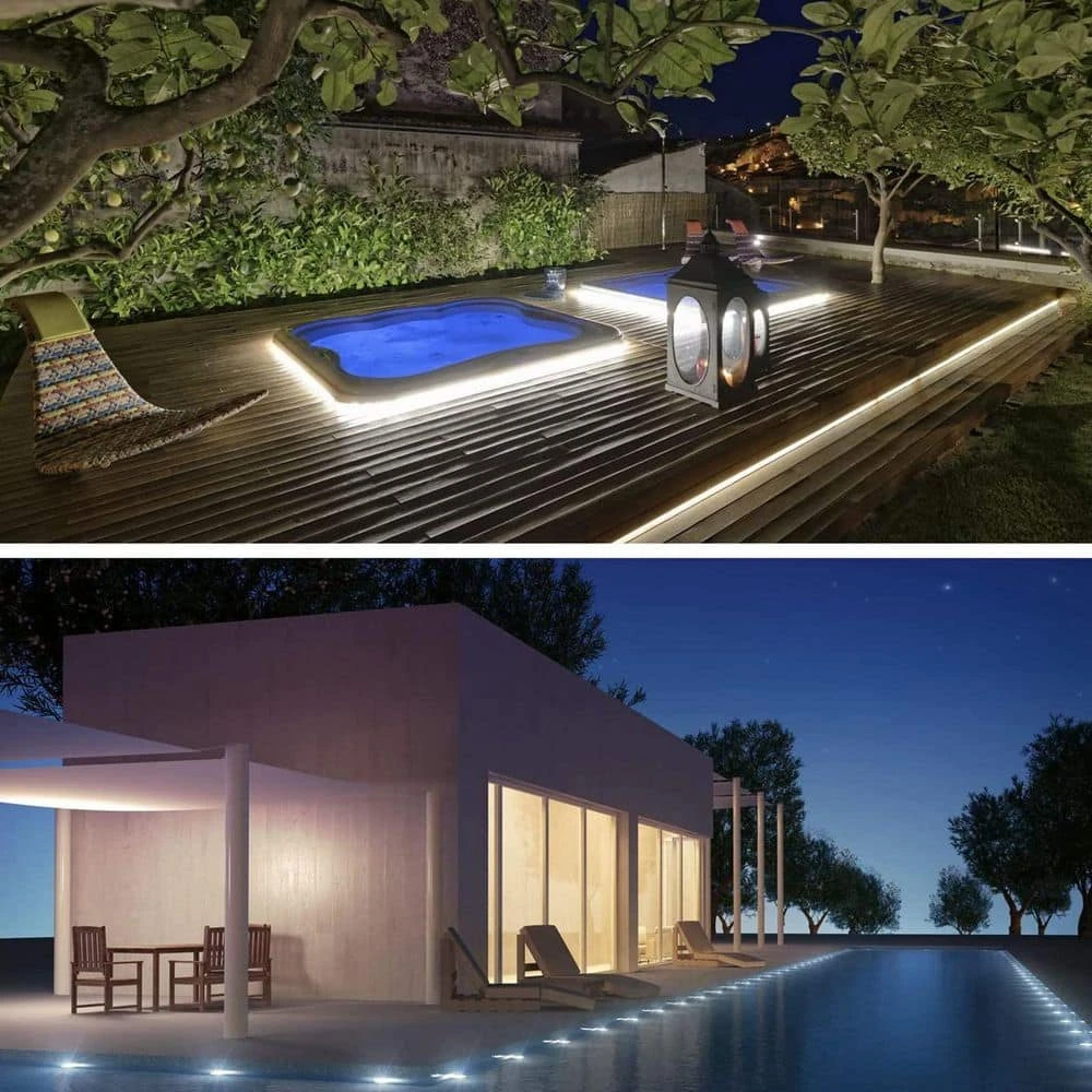 100ft. Indoor/Outdoor White Plug-In Integrated LED Rope Light 1-Pack 4 100ft. Indoor/Outdoor White Plug-In Integrated LED Rope Light 1-Pack - Image 2