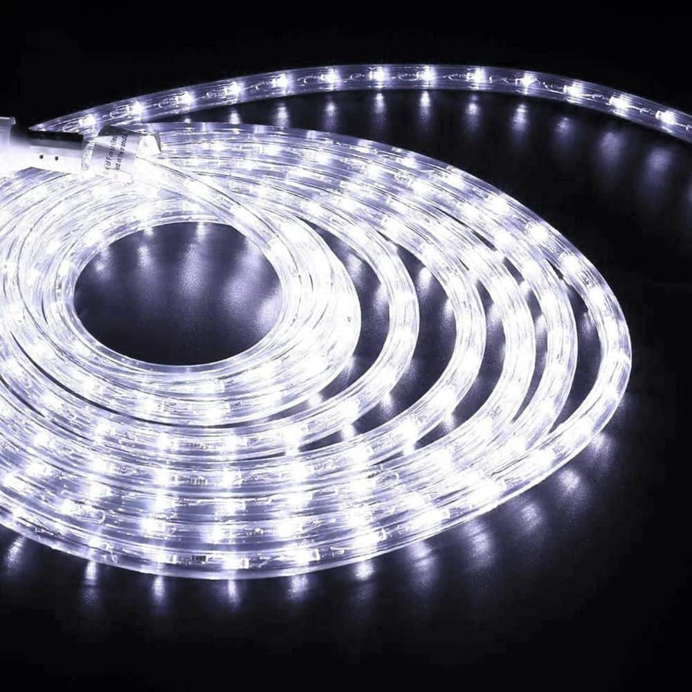 100ft. Indoor/Outdoor White Plug-In Integrated LED Rope Light 1-Pack 5 100ft. Indoor/Outdoor White Plug-In Integrated LED Rope Light 1-Pack - Image 3