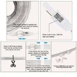 50 Ft. Indoor/Outdoor Warm White Plug-In Integrated LED Rope Light (1-Pack) -Lamp Parts objlgev rope lights 27isa17042 1f 1000