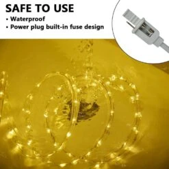 50 Ft. Indoor/Outdoor Warm White Plug-In Integrated LED Rope Light (1-Pack) -Lamp Parts objlgev rope lights 27isa17042 c3 1000