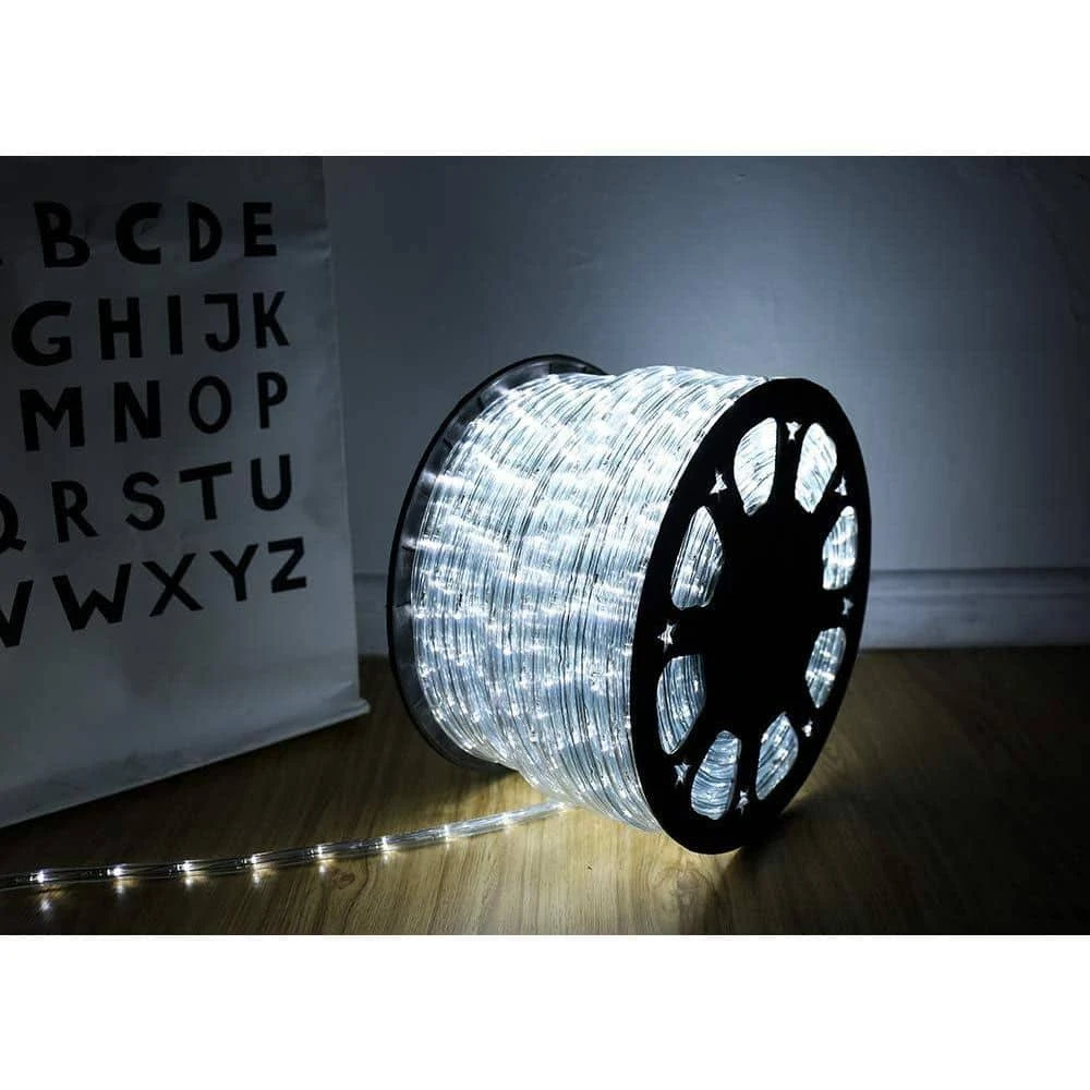 50ft. Indoor/Outdoor Warm White Plug-In Integrated LED Rope Light 1-Pack 5 50ft. Indoor/Outdoor Warm White Plug-In Integrated LED Rope Light 1-Pack - Image 3