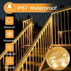 100ft. Outdoor White Plug-In Integrated LED Rope Light 1-Pack -Lamp Parts objlgev rope lights 27isa17044 4f 1000