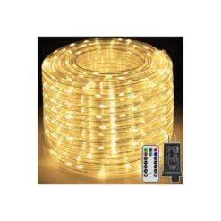 100ft. Outdoor White Plug-In Integrated LED Rope Light 1-Pack
