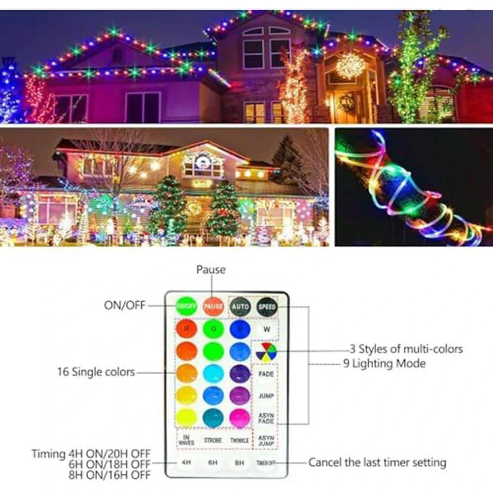 33ft. Indoor/Outdoor 19 Colors USB Integrated LED Rope Light 1-Pack 8 33ft. Indoor/Outdoor 19 Colors USB Integrated LED Rope Light 1-Pack - Image 6