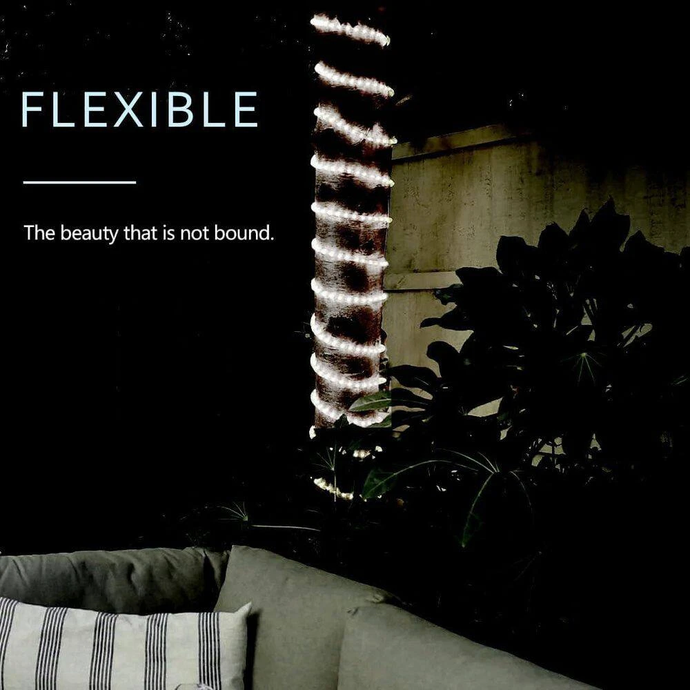 10ft. Indoor/Outdoor White Plug-in Integrated LED Rope Light 1-Pack 6 10ft. Indoor/Outdoor White Plug-in Integrated LED Rope Light 1-Pack - Image 4