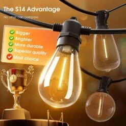 50 Ft. Outdoor-Plug-In Edison Integrated LED Rope Light (1-Pack) -Lamp Parts objlgev rope lights 27isa17059 c3 1000