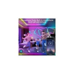 20ft. Outdoor RGB App/Remote Control Plug-In Integrated LED Rope Light 1-Pack -Lamp Parts objlgev rope lights 27isa17060 1f 1000