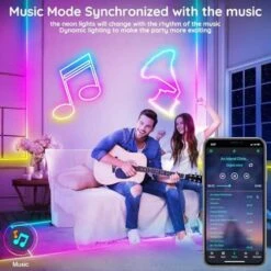 20ft. Outdoor RGB App/Remote Control Plug-In Integrated LED Rope Light 1-Pack -Lamp Parts objlgev rope lights 27isa17060 44 1000