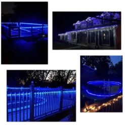 100ft. Indoor/Outdoor Blue Plug-In Integrated LED Rope Light 1-Pack -Lamp Parts objlgev rope lights 27isa17063 44 1000