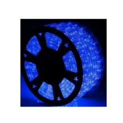 100ft. Indoor/Outdoor Blue Plug-In Integrated LED Rope Light 1-Pack