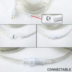 33ft. Indoor/Outdoor Daylight White Plug-In Integrated LED Rope Light 1-Pack -Lamp Parts objlgev rope lights 27isa17067 1f 1000