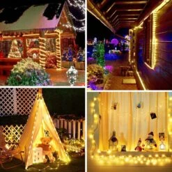 33ft. Outdoor Warm White Plug-In Integrated LED Rope Light 1-Pack -Lamp Parts objlgev rope lights 27isa17071 1f 1000