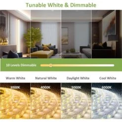 40 Ft. Indoor/Outdoor Tunable White Plug-In Integrated LED Rope Light (1-Pack) -Lamp Parts objlgev rope lights 27isa17075 1f 1000